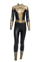 Гидрокостюм Spider Jako 1,5 мм голый черно-золотой/ультраспан для водных видов спорта