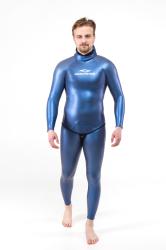 Гидрокостюм Фридайвинг Jaco мужской 3мм голый/ультраспан синий